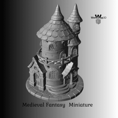 Tower_Fantasy_Figure_WorkShop3D 3d model