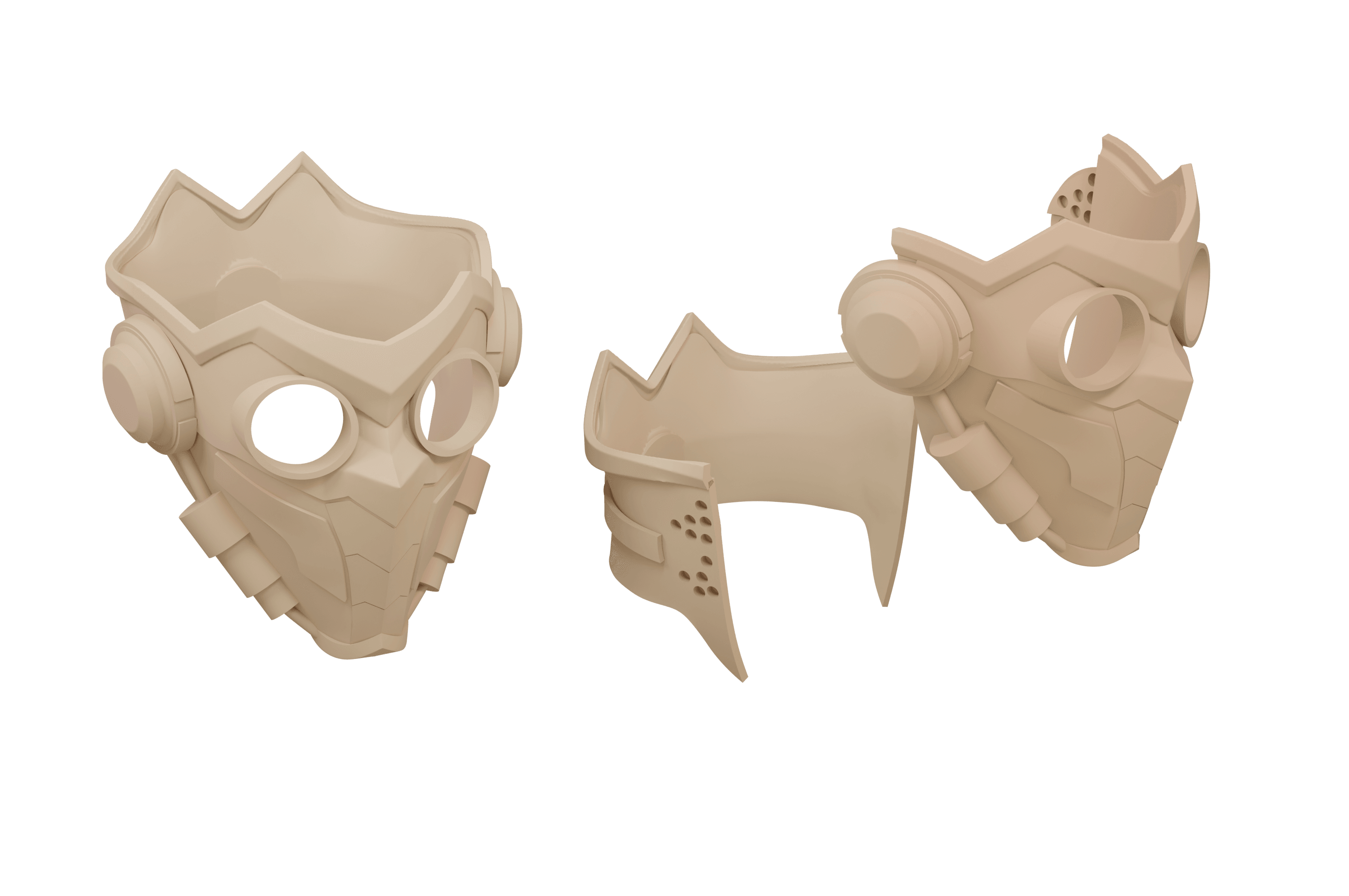 Marvel Rivals Star Lord Mask 3d model
