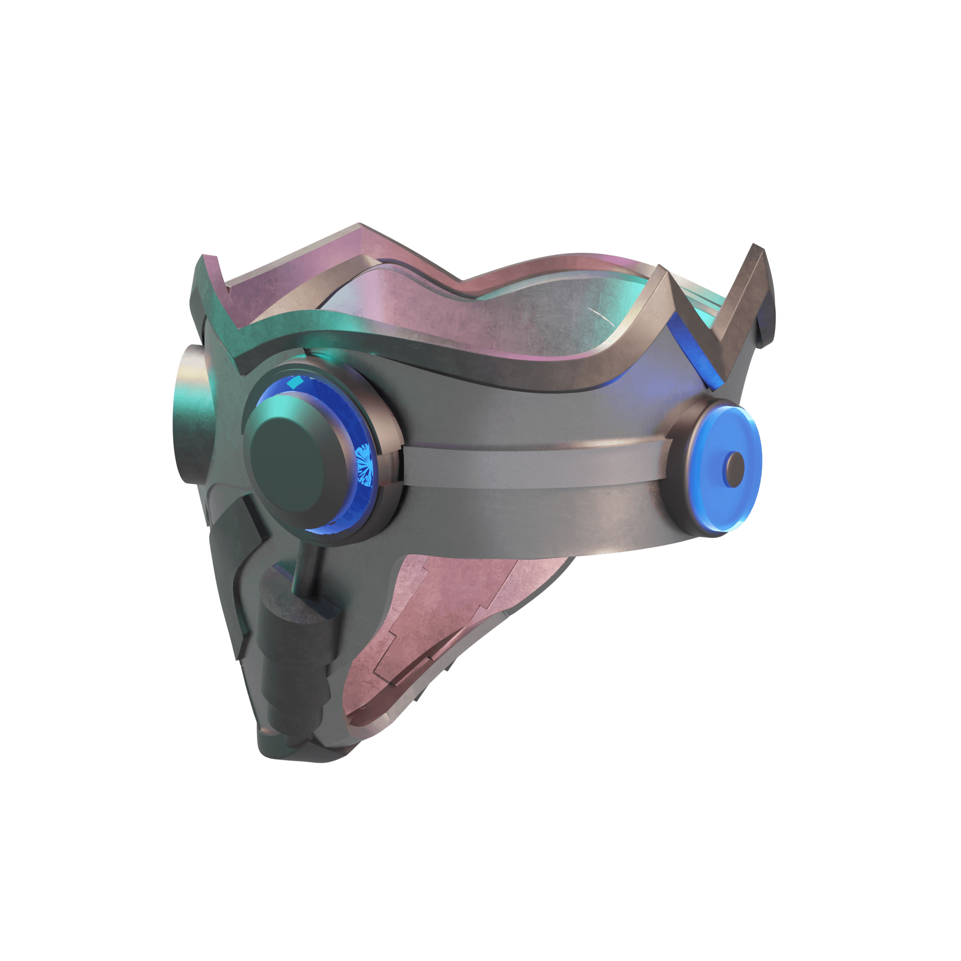 Marvel Rivals Star Lord Mask 3d model