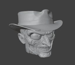 freddy Krueger Stylized Popcorn Bucket 3d model