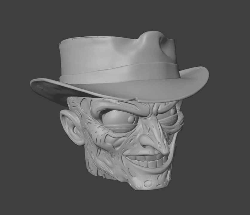 freddy Krueger Stylized Popcorn Bucket 3d model