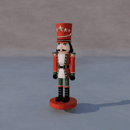 Christmas Nutcracker 3d model
