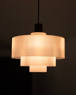 3 Tier Pendant // Cylinder Lenticular 300mm 3d model
