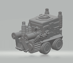 FHW: Zorblin Combat Car Concept 3d model