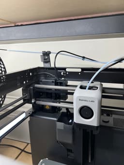 Bambu P1P & P1S Feed Tube Mount 3d model