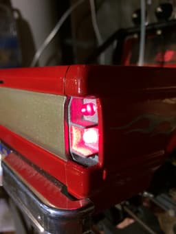 Tamiya King Blackfoot Tail Light Housing & lenses 3d model