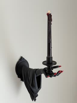Vampire Hand Sconce Wall Candle Holder – Gothic Wall Decor 3d model