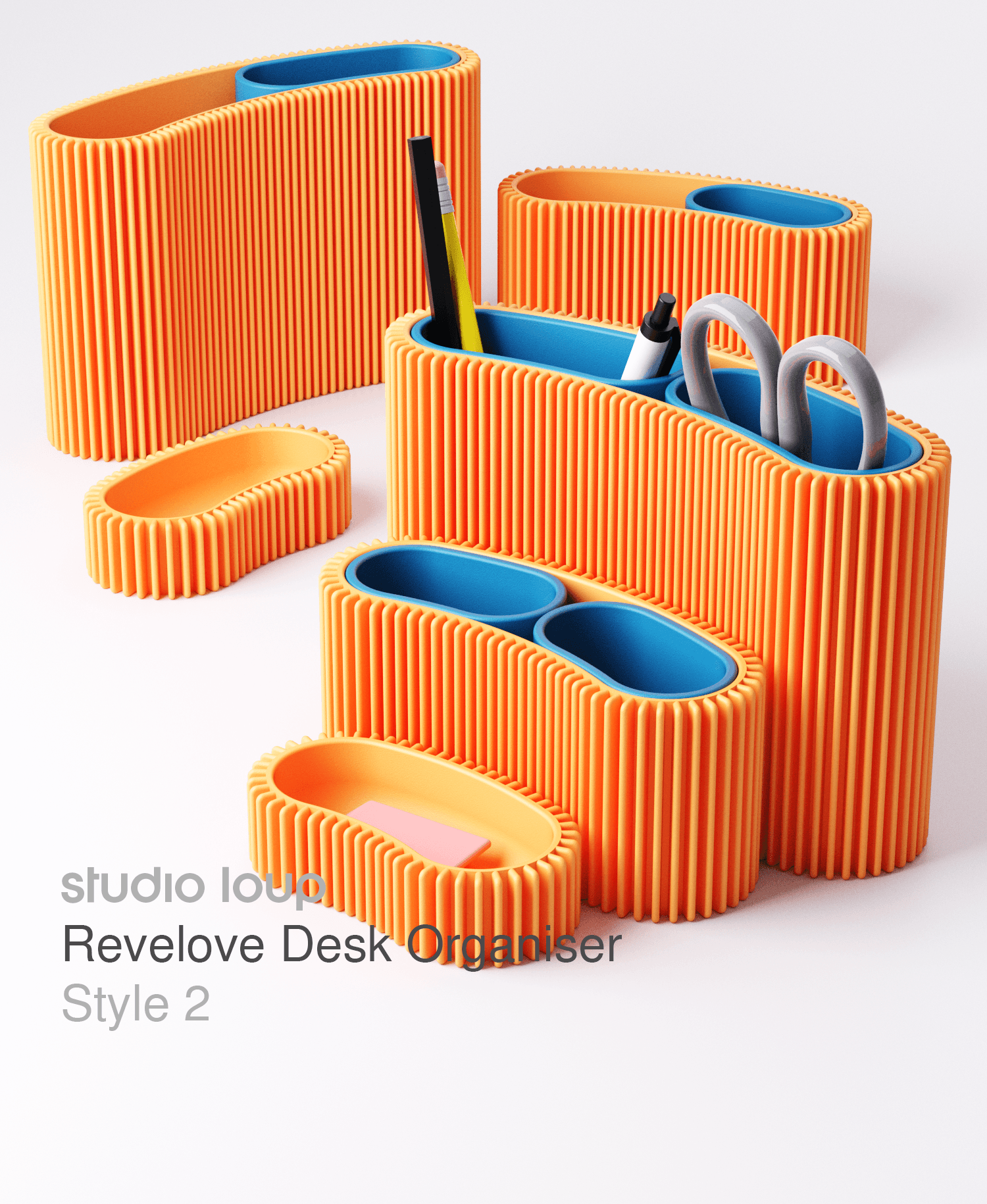 Revolve Desk Organiser Style 2 3d model