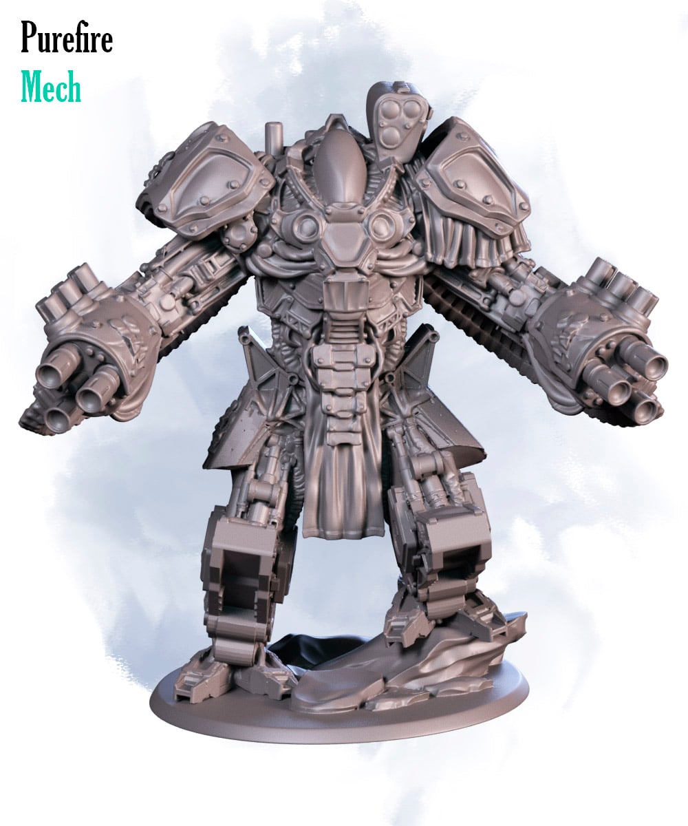 Puryfire Heavy mech 3d model