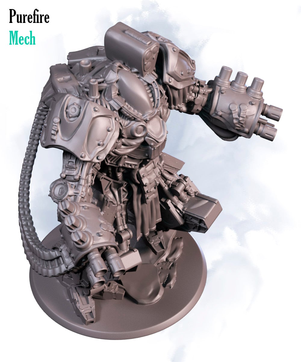 Puryfire Heavy mech 3d model