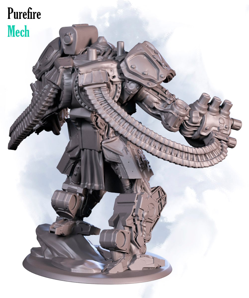 Puryfire Heavy mech 3d model