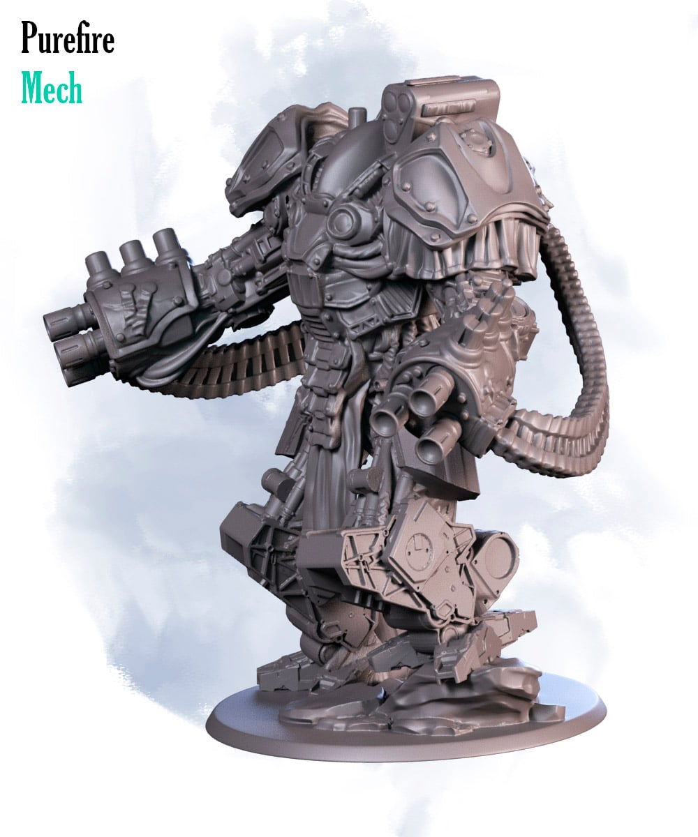 Puryfire Heavy mech 3d model