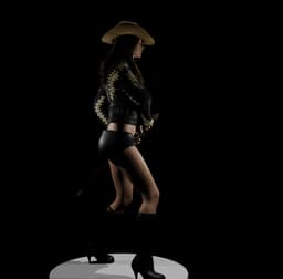Swashbuckling Pirate Girl v2.0 3d model