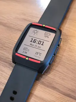 Pebble Time 2 Custom minimalist Clip-On Bumper 3d model