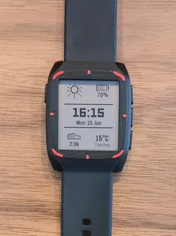 Pebble Time 2 Custom minimalist Clip-On Bumper 3d model