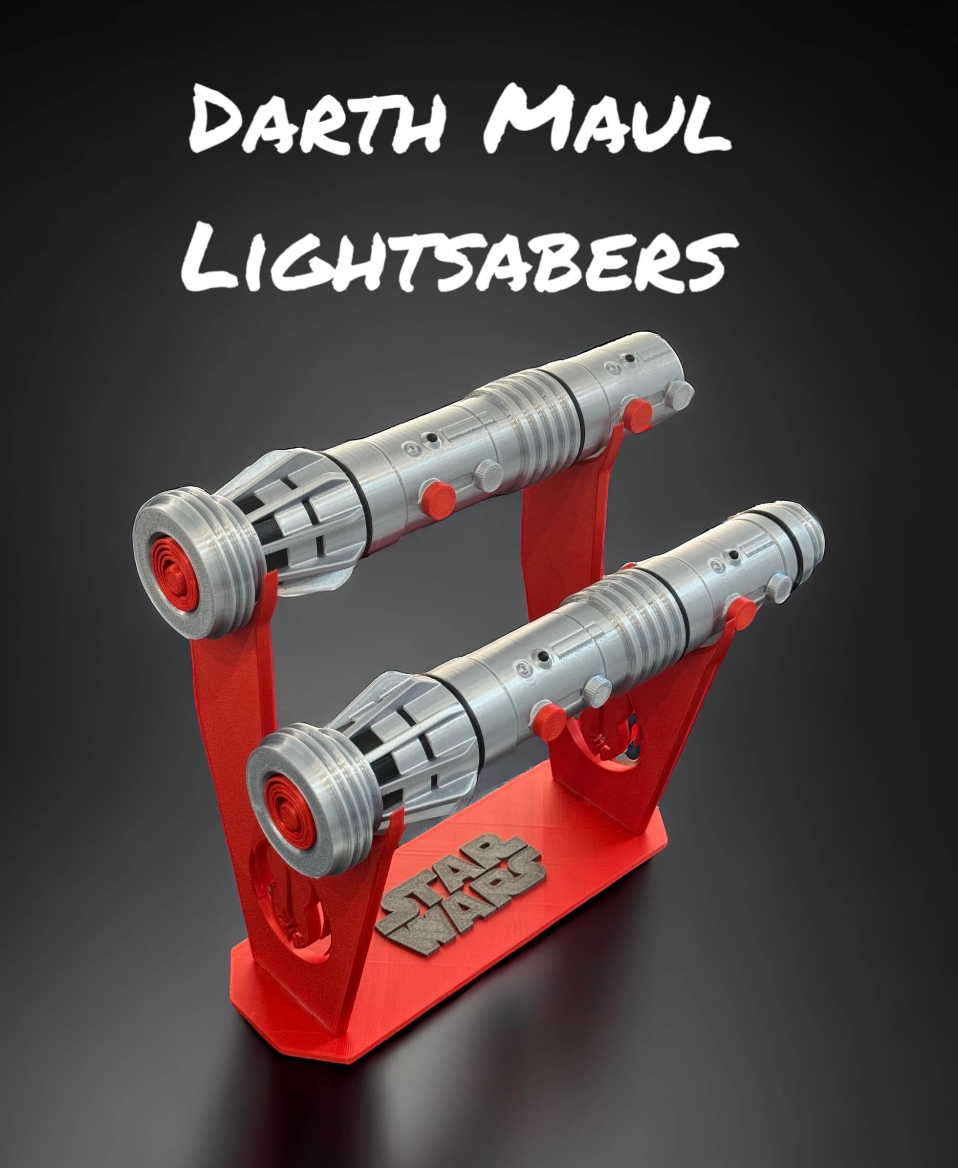 Darth Maul Epic Double Lightsaber with collapsing blades !