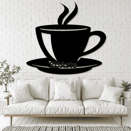 Coffee Cup Tea Cup 2D Wall Art/Window 3d model