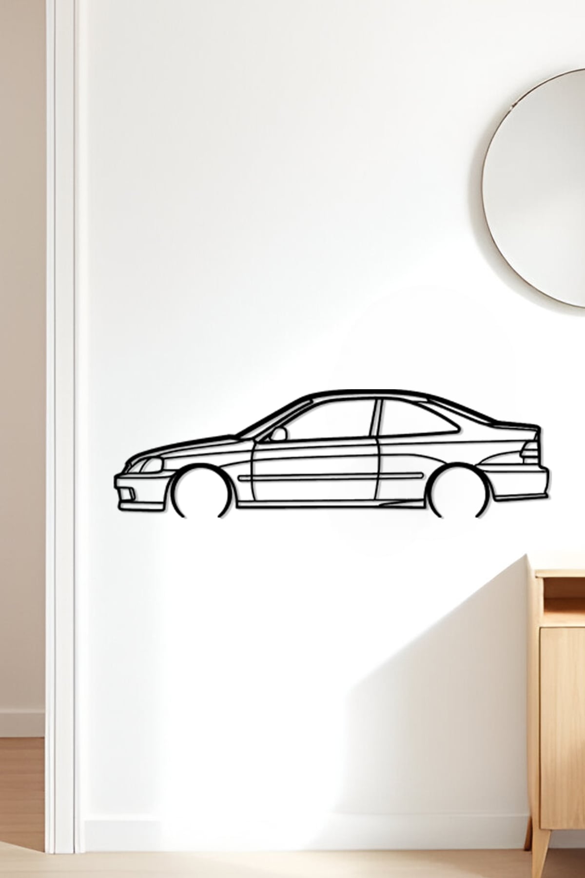 Civic 1999 Wall Art, Wall Decor, Home Decor 3d model