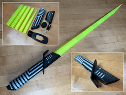 Collapsing Darksaber 3d model