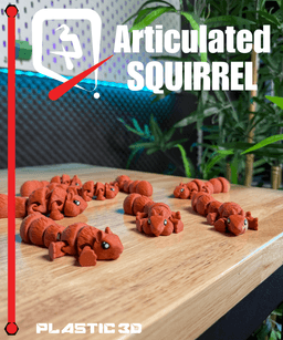 Articulated Squirrel — Your Tiny Forest Acrobat 3d model