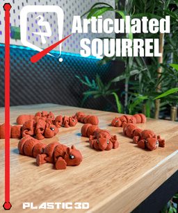 Articulated Squirrel — Your Tiny Forest Acrobat 3d model