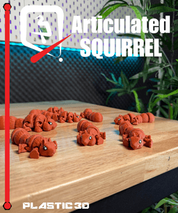Articulated Squirrel — Your Tiny Forest Acrobat 3d model