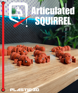Articulated Squirrel — Your Tiny Forest Acrobat 3d model