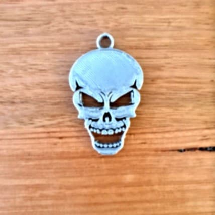 Skull Keychain 3d model
