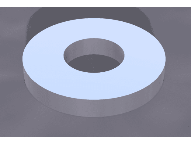 M6 washer 3d model