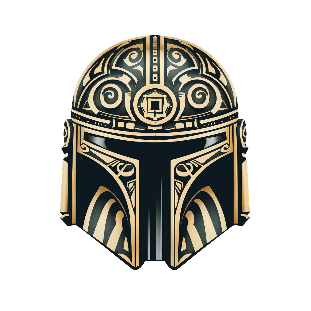Star Wars (Inspired) "Mando Fandalorian" HueForge Mandalorian Helmet 3d model