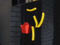 Fries Fridge Magnet 3d model
