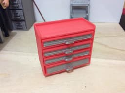 Rolling Toolchest (1:18 scale) 3d model