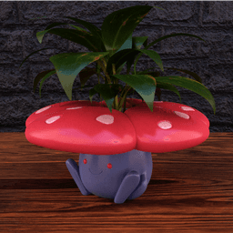 Vileplume Planter - Garden - Pokemon 3d model