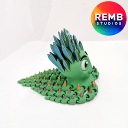 Articulated Crystal Octopus | Flexi Crystal Octopus 3d model