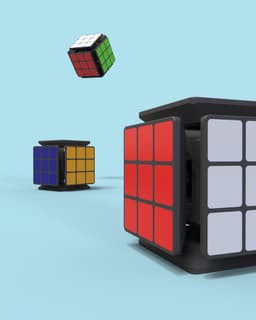 Rubik’s Cube Fidget Clicker 3d model