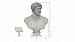Bust of Hadrian -- Busto di Adriano -- Publius Aelius Hadrianus 3d model