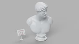 Bust of Hadrian -- Busto di Adriano -- Publius Aelius Hadrianus 3d model