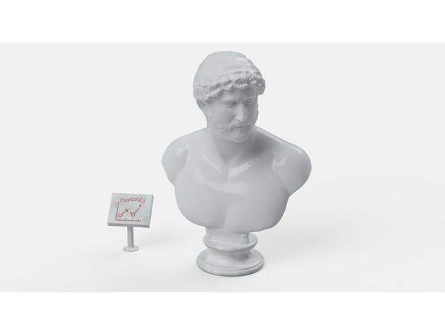 Bust of Hadrian -- Busto di Adriano -- Publius Aelius Hadrianus 3d model