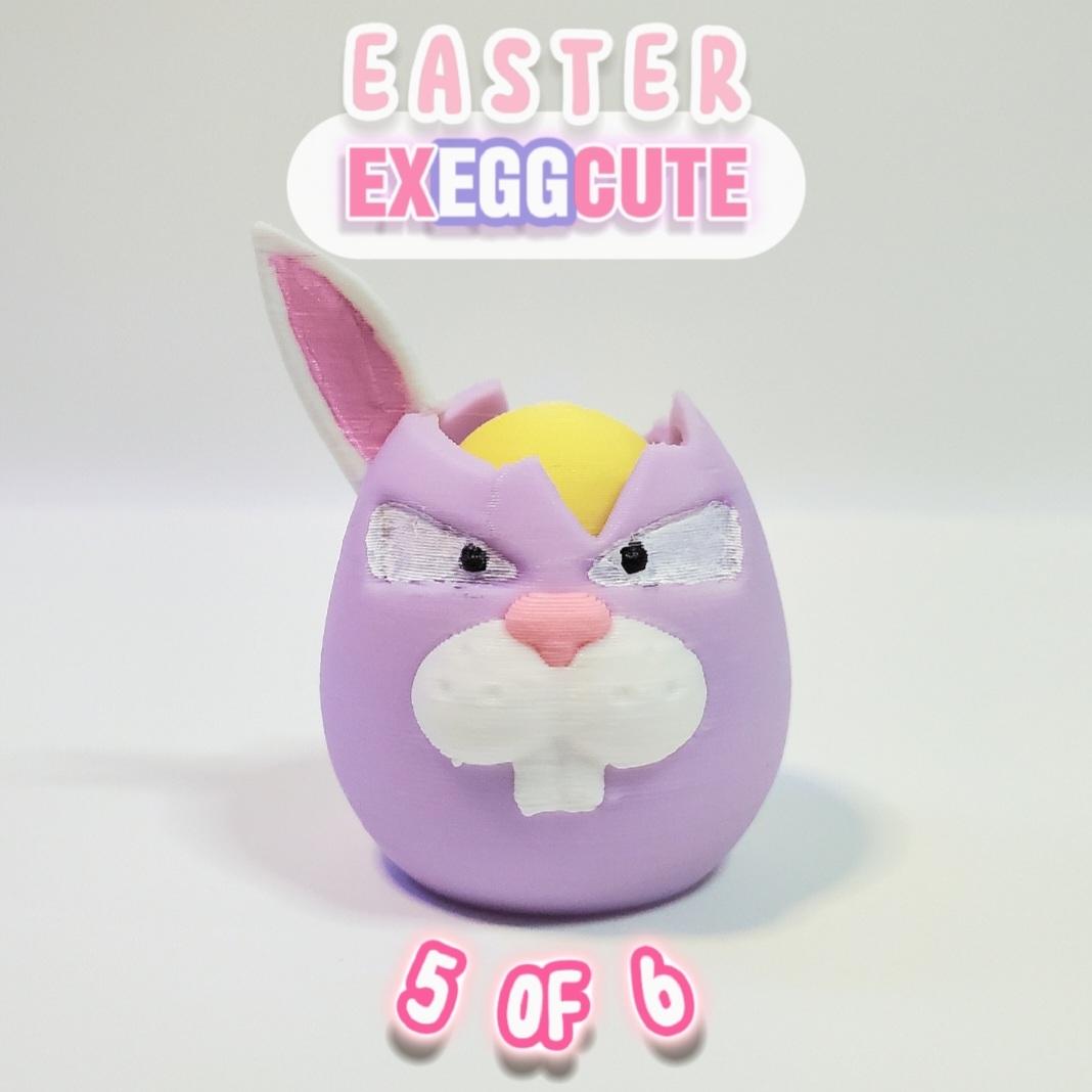 Easter Bunny Exeggcute [5 OF 6] Seasonal Pokemon Fan Art Holiday Decoration Set 3d model