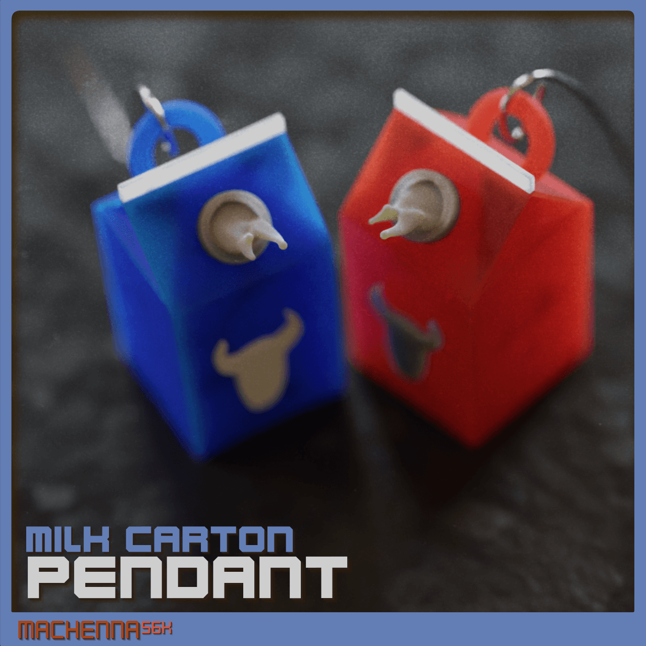 Milk Cartons Pendant 3d model