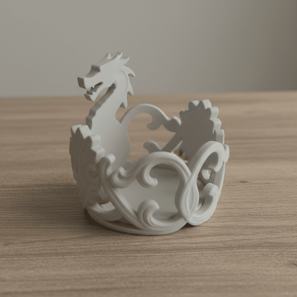 Cupcake Storage Organizer Basket Detailed STL Model 3d model