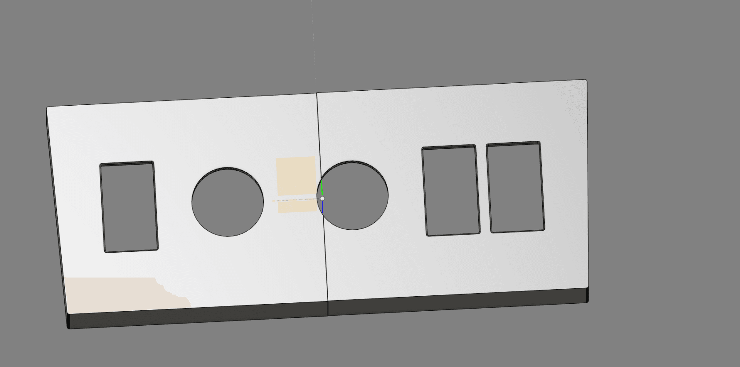 2005-2015 Tacoma Cubby Switch  3d model