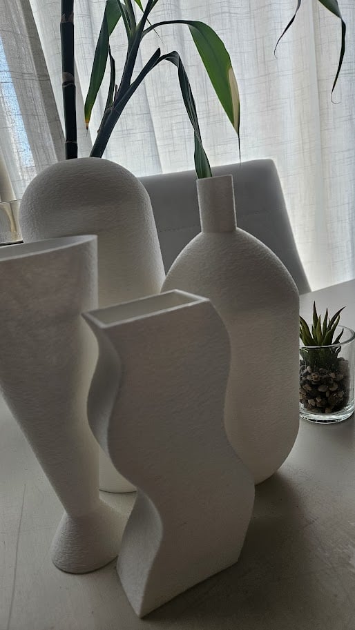 Canvas to Clay: Abstract Vase Collection 3d model