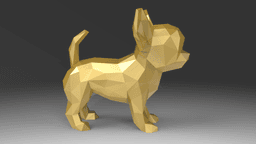 Poly_Chihuahua_Hollow.stl 3d model
