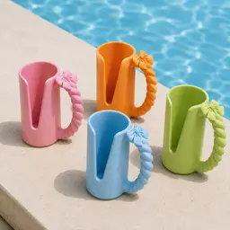 Bow Can Holder | Ribbon Drink Cooler with Twisted Handle - 12oz Skinny Can Koozie 3d model