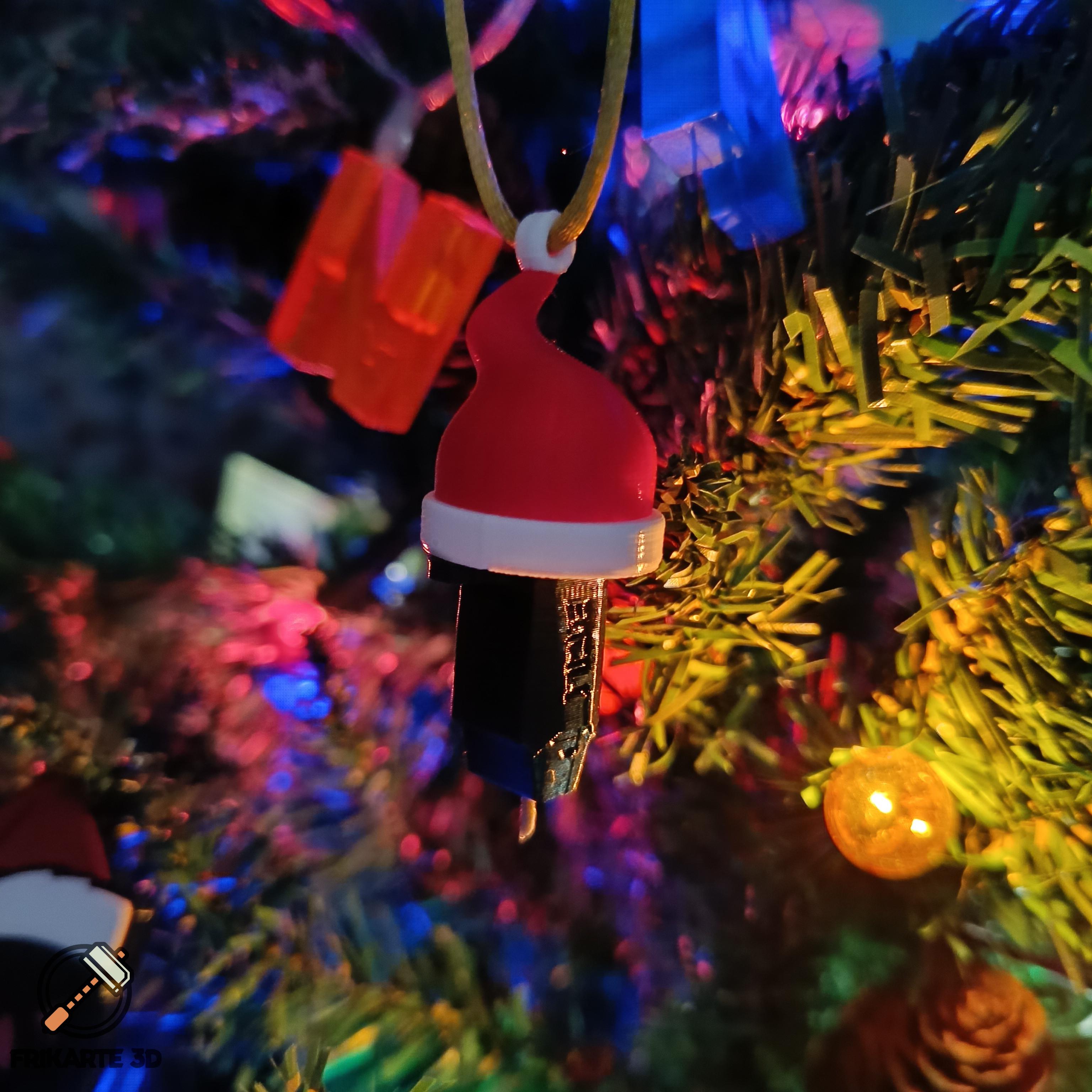 BIQU MicroProbe Christmas Tree Ornament 3d model