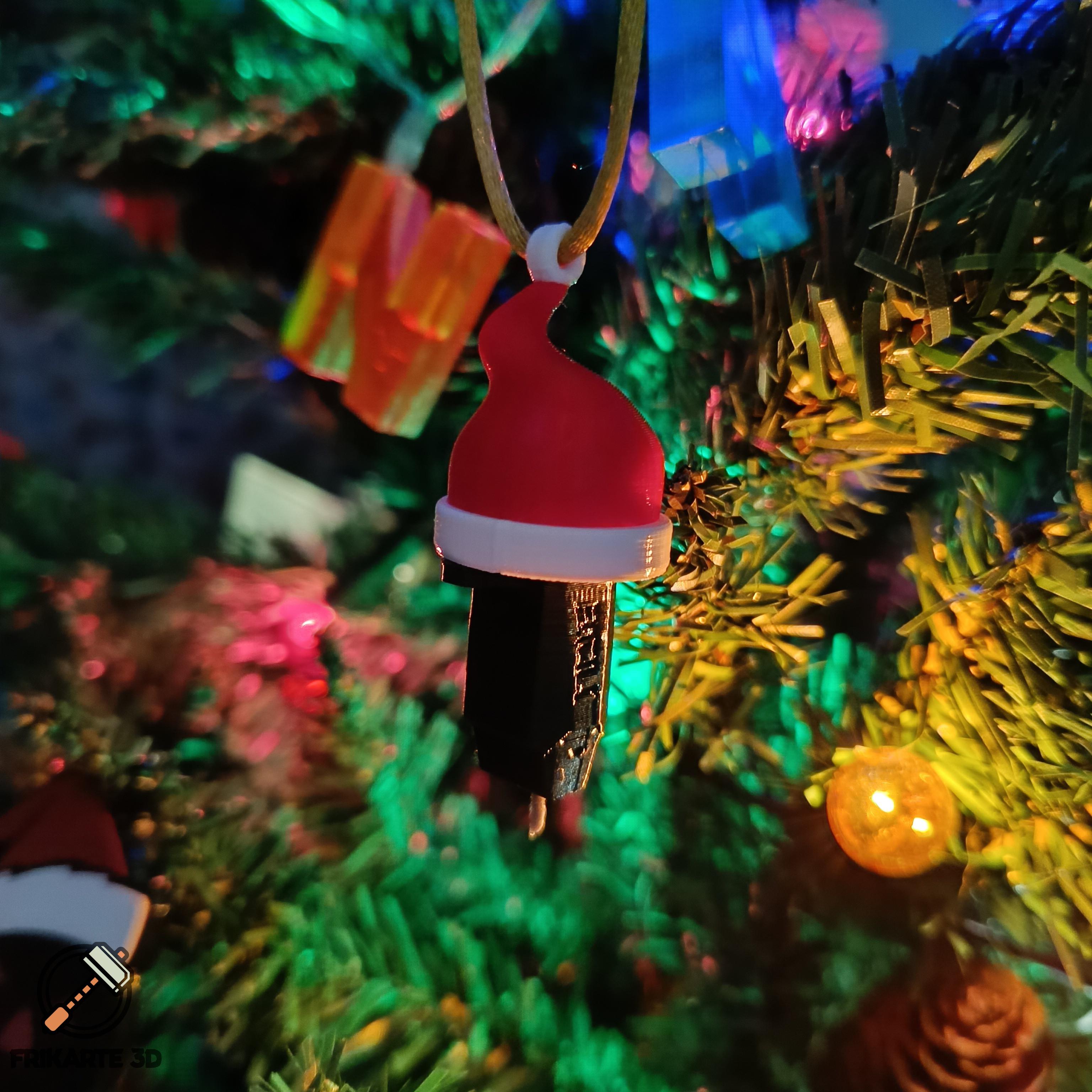 BIQU MicroProbe Christmas Tree Ornament 3d model