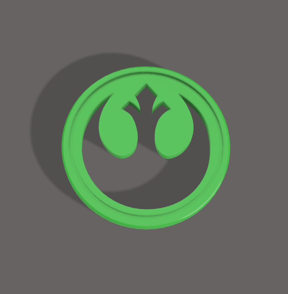Star Wars - Rebel Alliance Coin 3d model
