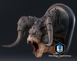 Fallout Deathclaw Trophy and Life Sized Wall Mount - 3D Print Files 3d model