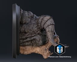 Fallout Deathclaw Trophy and Life Sized Wall Mount - 3D Print Files 3d model